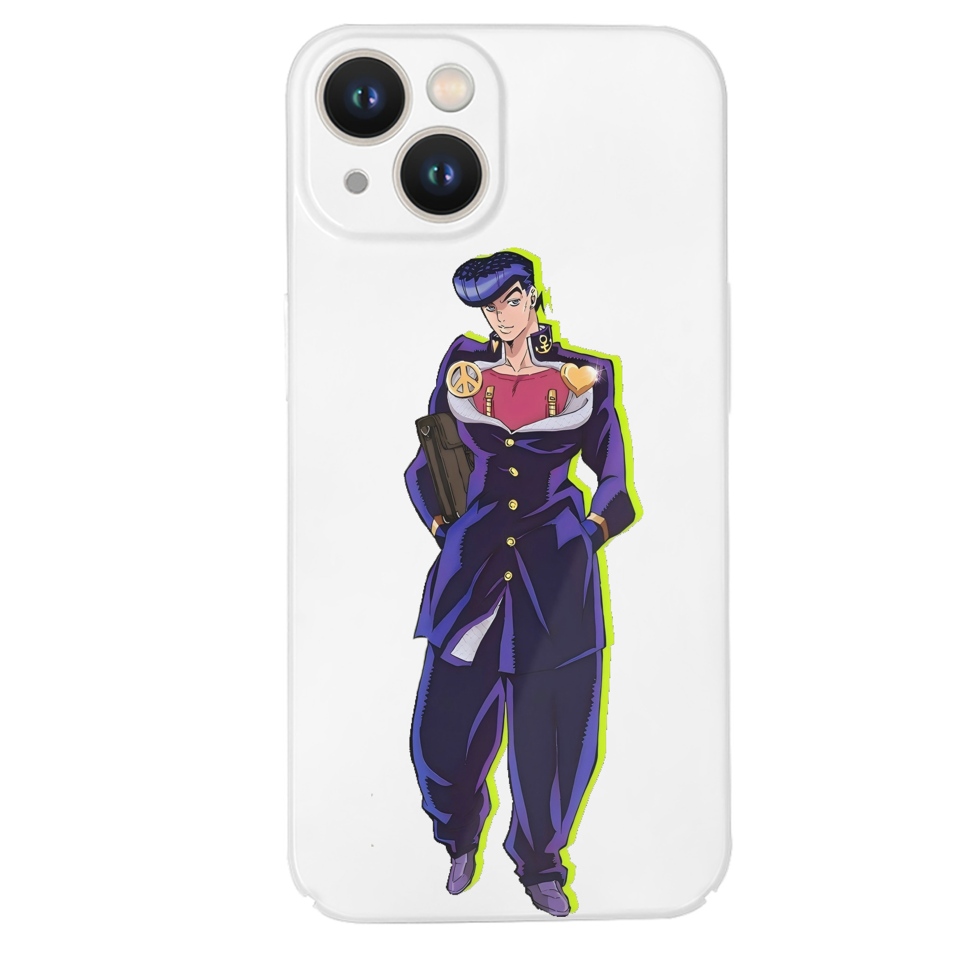 （画像用） ジョジョの奇妙な冒険 ひがしかた じょうすけ JoJo's Bizarre Adventure Higashikata Josuke 【iPhone 14シリーズ対応】ハードケース